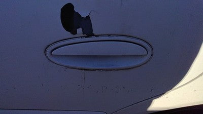 1997-2005 Buick Century Driver Left Rear Outside Door Handle Oem Back White