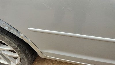 06-12 Fusion Passenger Right Rear Moulding From Door Back Trim Strip Silver Ux