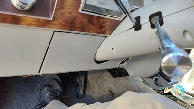 82-87 Grand Marquis Lower Dash Under Column Knee Bolster Trim Panel Oem Gray