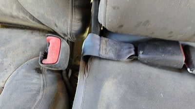 1998 Ram 1500 Driver Left Front Seat Belt Buckle Receiver Oem Gray