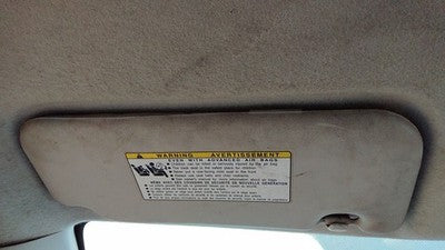 2009-2013 Toyota Corolla Driver Left Sun Visor Oem 7432002B10b0