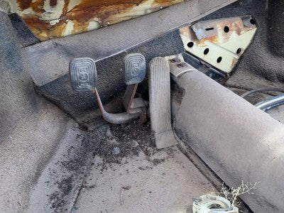1971 Vw Super Beetle Complete Clutch And Brake Pedal Assembly Oem
