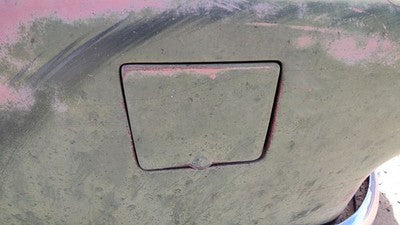 1953 Chevy Bel Air 150 Sedan Fuel Tank Door With Hinge Gas Lid Oem Filler