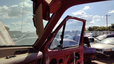 1988 Ford F150 Passenger Right A Pillar Trim Windshield Post Panel Oem Red