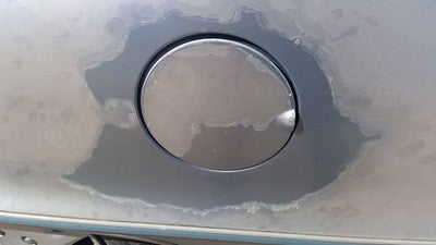 1991 Chevy Caprice Fuel Tank Door With Hinge Gas Lid Oem Filler Blue