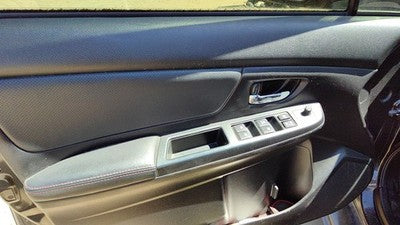 15-16 Wrx Driver Left Front Inside Door Trim Panel Wh Master Switch Cbl30 Carbon
