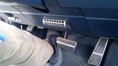 1986 Chevy Caprice Lower Dash Under Column Knee Bolster Trim Panel Oem Blue