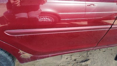 02-06 Camry Pass RH Rear Door Moulding Trim Salsa Red 3Q3