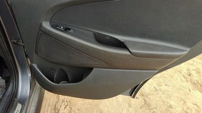 16-18 Tucson Passenger Right Rear Inside Door Trim Panel Only Back Black Try