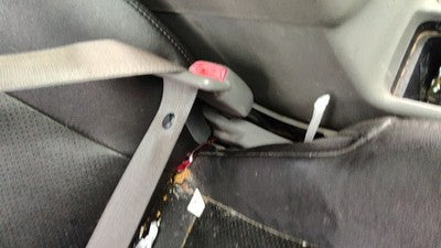 07-10 Nissan Sentra Passenger Right Front Seat Belt Buckle Receiver Charcoal W