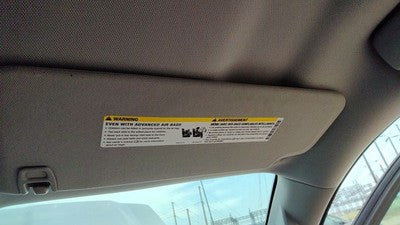 2014-2019 Silverado 1500 Passenger Right Sun Visor Oem H2r Gray 23460565