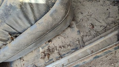 1953 Chevy Bel Air 150 Sedan Passenger Right Side Seat Trim Panel Oem
