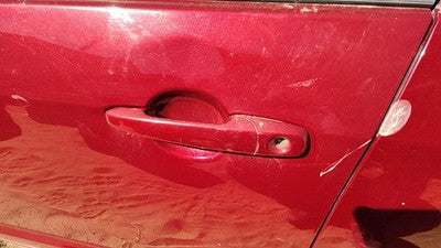 2006-2012 Ford Fusion Driver Left Front Outside Door Handle Oem Red U6