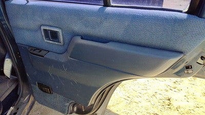 1995 Nissan Pathfinder Passenger Right Rear Inside Door Trim Panel Back Blue