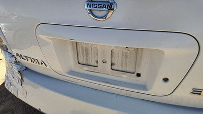 03 Altima License Plate Trim Surround Panel Oem Tail Trunk Finish White Qx3