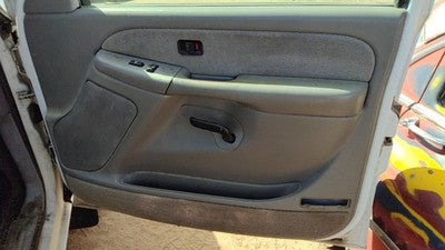 99-02 Silverado 1500 Passenger Front Door Trim Panel With Switches Gray 92D