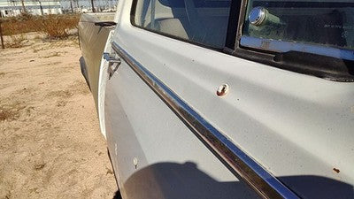 1984 Dodge D350 Passenger Right Upper Moulding From Door Oem Trim Chrome