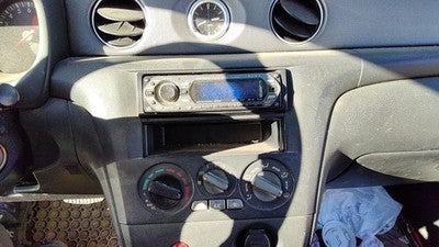 2003-2004 Mitsubishi Outlander Trim Bezel Around Radio Surround Dash Panel Black