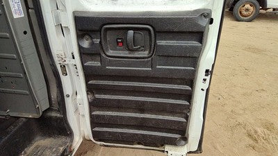 03-14 Express Van Passenger Right Rear Inside Door Trim Panel With Switches Back
