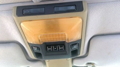 91 Mitsubishi Galant Vr-4 Center Overhead Console Dome Light Map Lamp Cubby Gray