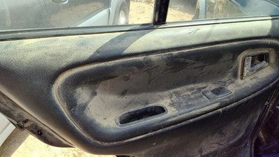 97 Suzuki Sidekick Driver Left Rear Door Trim Panel With Switches Back Gray Gri