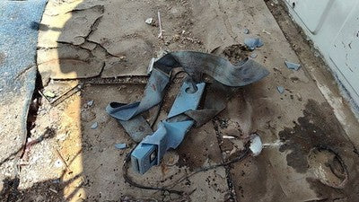 1984 Dodge Ram W250 Driver Left Front Seat Belt Buckle Receiver Oem Blue