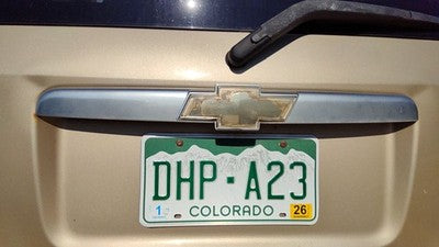 2006 Chevy Hhr License Plate Trim Surround Panel Oem Tail Trunk Finish