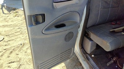1998-2001 Ram 1500 Passenger Right Rear Door Trim Panel With Switches Back Gray