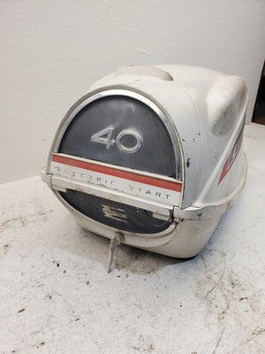 1961 Evinrude 40 Hp Hood 1961 Bigtwin