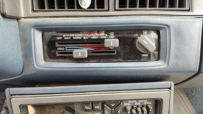 88-91 Olds Cutlass Calais Temperature Control Module In Dash Heater Ac Head Unit