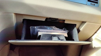 2007-2010 Lincoln Navigator Glove Box Assembly Complete Door With Latch Oem Tan