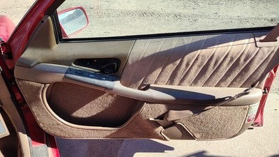 1993 Grand Prix Passenger Right Door Trim Panel With Switches 2 Door Tan