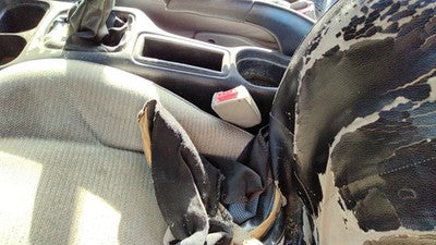 1997 Saturn Sl1 Driver Left Front Seat Belt Buckle Receiver Oem Gray
