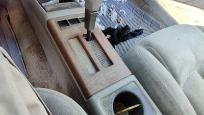1996 Olds 88 Trim Bezel Around Floor Shifter Oem Woodgrain Console