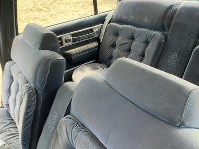 1986 Olds 88 Pair Of Front Headrests Oem Left Right Set Seat Blue