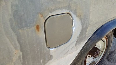 1984 Dodge D350 Fuel Tank Door With Hinge Gas Lid Oem Filler Gray