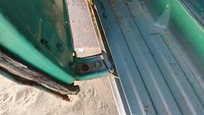 1971 Chevy Van G20 Passenger Right Rear Lower Door Roller Oem Back