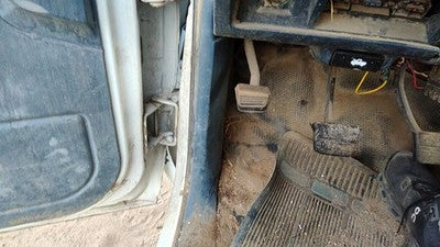 1991 Chevy Silverado 1500 Driver Left Lower Kick Trim Panel Oem Blue