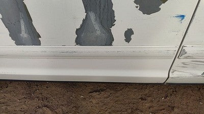 1998-2008 Ford Crown Vic Driver Left Front Moulding From Door Trim Strip White