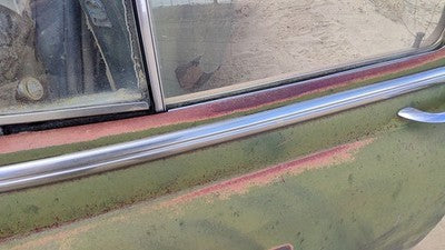 1953 Chevy Bel Air 150 Sedan Driver Left Front Moulding From Door Trim Chrome