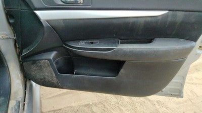 11-12 Legacy Outback Passenger Right Front Door Trim Panel With Switches Black