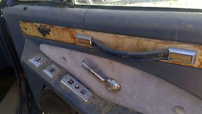 1989 Chevy G20 Van Passenger Right Front Inside Door Trim Panel Only Oem Blue