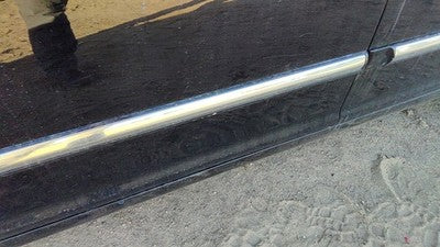 2004-2005 Hyundai Xg350 Driver Left Front Moulding From Door Trim Strip Black
