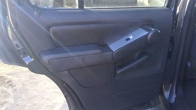 07-09 Mountaineer Driver Left Rear Inside Door Trim Panel Only Back Black