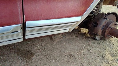 1979 Ford F150 Passenger Right Moulding From Fender Oem Trim Strip Maroon