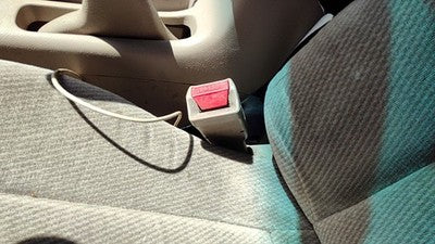 1997 Honda Accord Driver Left Front Seat Belt Buckle Receiver Oem Gray F