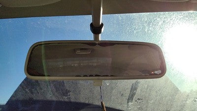 1997 Ford Aspire Inside Rear View Mirror Oem Windshield Mounted