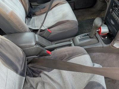90 Legacy Pair Of Seat Belt Retractors Shoulder Straps Left Right Set Oem Gray