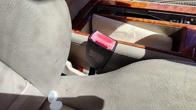 2000-2004 Audi A6 Passenger Right Front Seat Belt Buckle Receiver Oem Tan