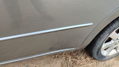 2008 Nissan Sentra Driver Left Rear Moulding From Door Back Trim Strip Gray K36